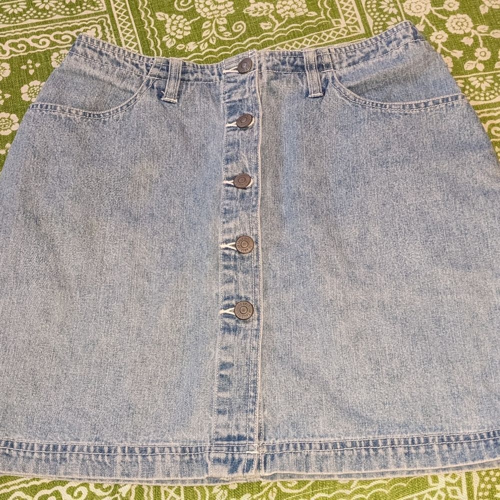‎American Eagle Y2K vintage denim skirt size 10 - Picture 4 of 9